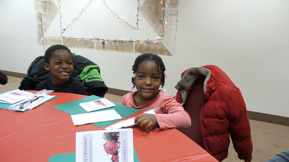 A great many “adopted” families received winter coats, clothes, and other essential items, thanks to donations from caring friends.