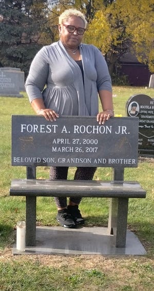 Lena Easley continues to mourn the loss of her oldest son, Forest Rochon Jr., a victim of gun violence. But she finds solace from the work she performs for Detroit Rescue Mission Ministries. "I'm surrounded by angels — everybody here is an angel," Easley says of her workplace.