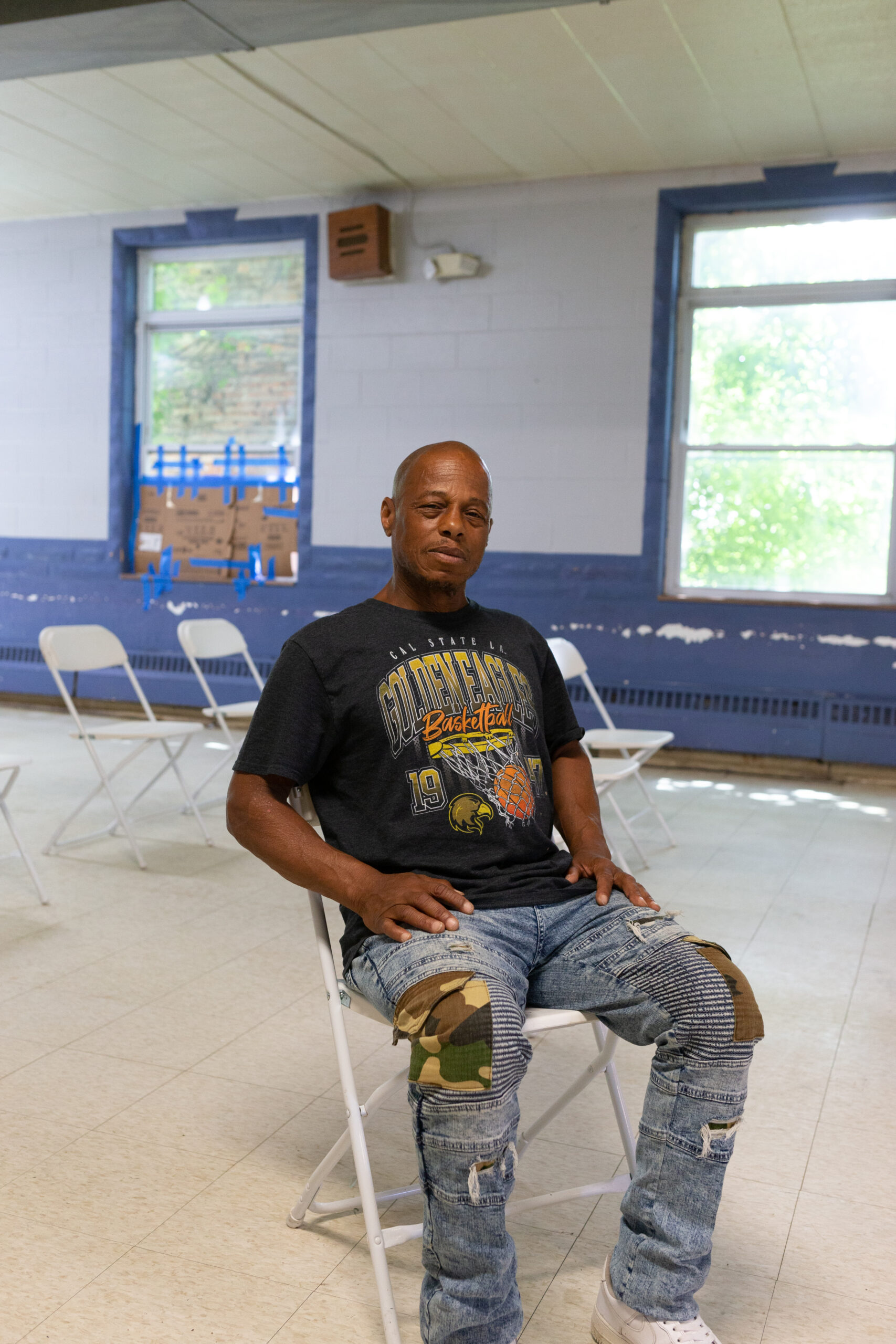 Man sitting