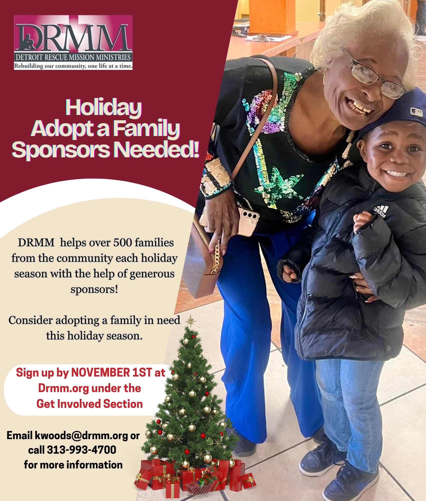 Spread Holiday Joy with DRMM-Adopt A Family Sponsors Needed