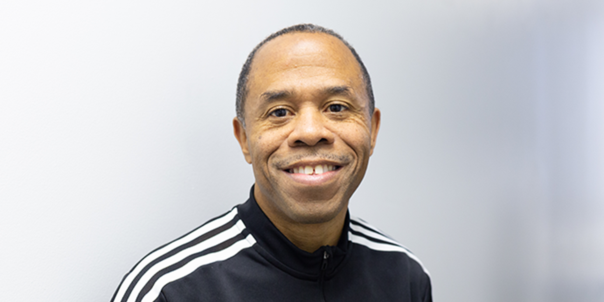 charlie smiling at the camera