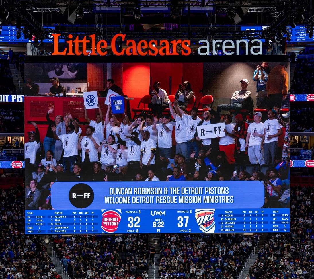 DRMM Clients and Staff Enjoy Special Night with the Detroit Pistons