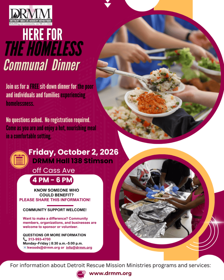 Here for the Homeless: Communal Dinner
